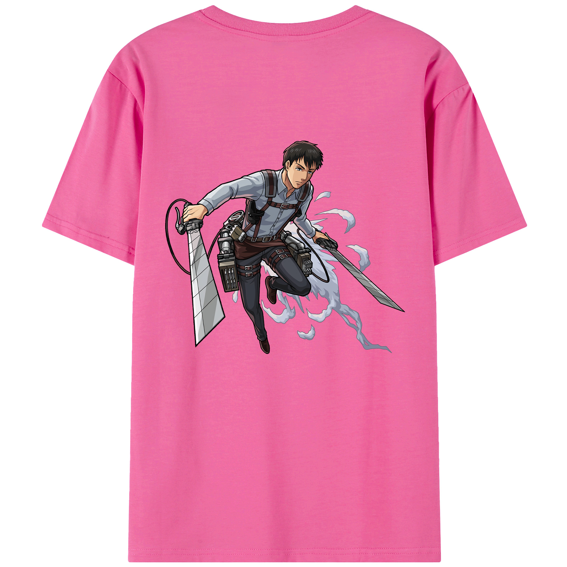 （画像用） 進撃の巨人 ベルトルト・フーバー Attack on Titan Bertholdt Hoover レディース半袖Tシャツ(バックプリント)